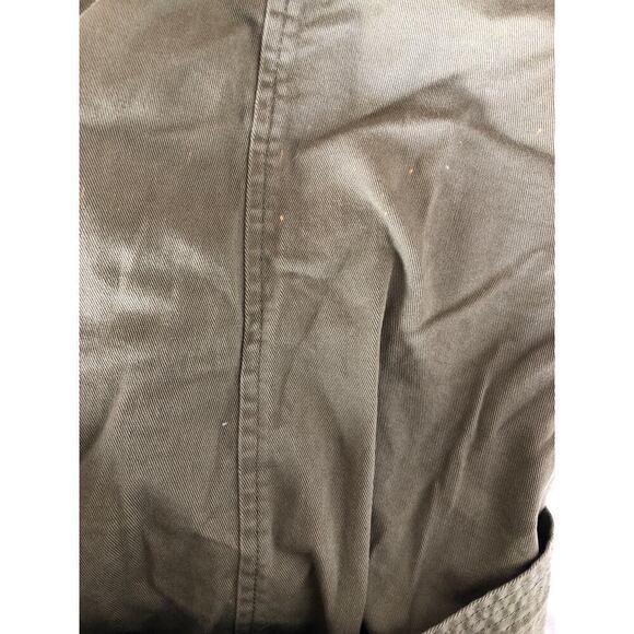 Marissa Webb Collective Shirt Dress Long Sleeve Belted Mini Safari Olive Green 4 - Picture 8 of 11